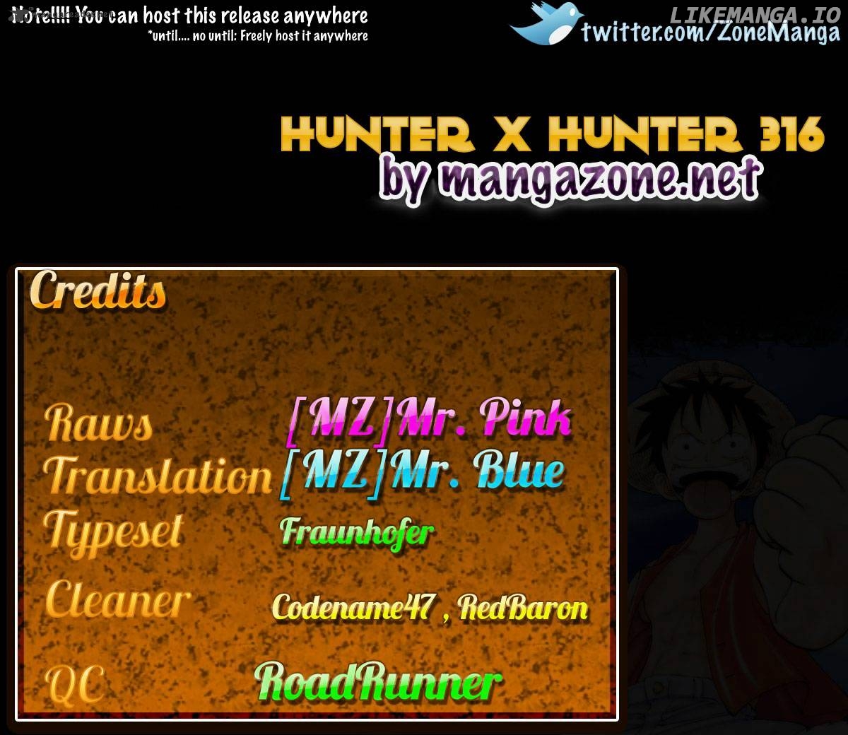 Hunter x Hunter, Chapter 316 image 20
